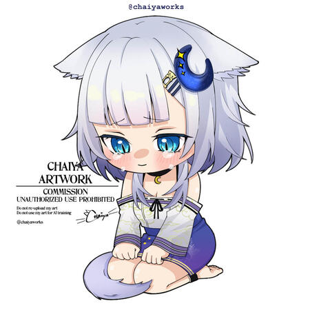 Chibi Illustration for Tsukiyo Miho
