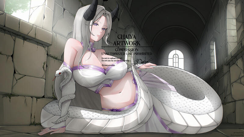 Full body Illustration for VTuber Hessa Elainore